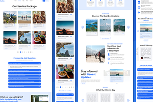 Travel Agency Web Landing Page