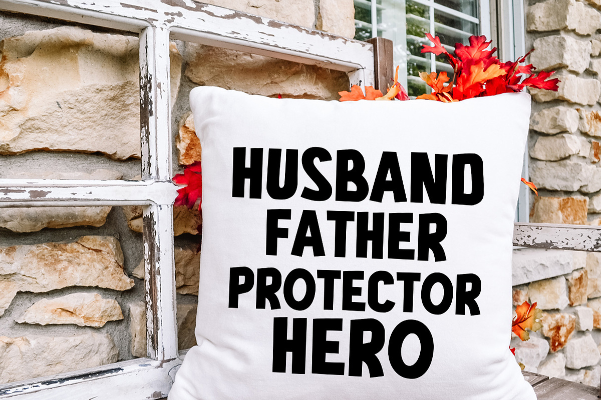 Husband Father Protector Hero, a Graphic by crative8112 (Photo 3 of 3)