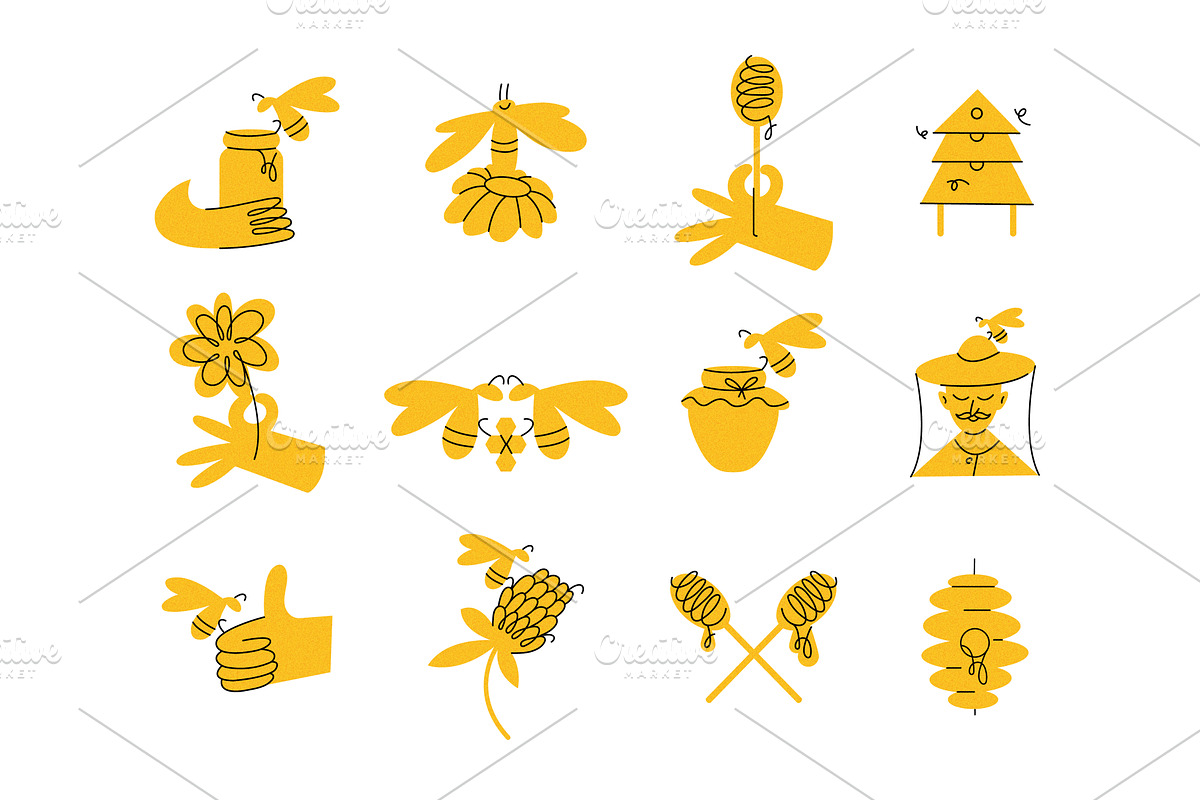 Honey logos, a Branding & Logo Template by oxygen_8 (Photo 3 of 7)