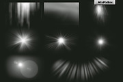 SUN RAYS brushes for Adobe Photoshop, a Brush Add-On by MixPixBox (Thumbnail 4 of 4)