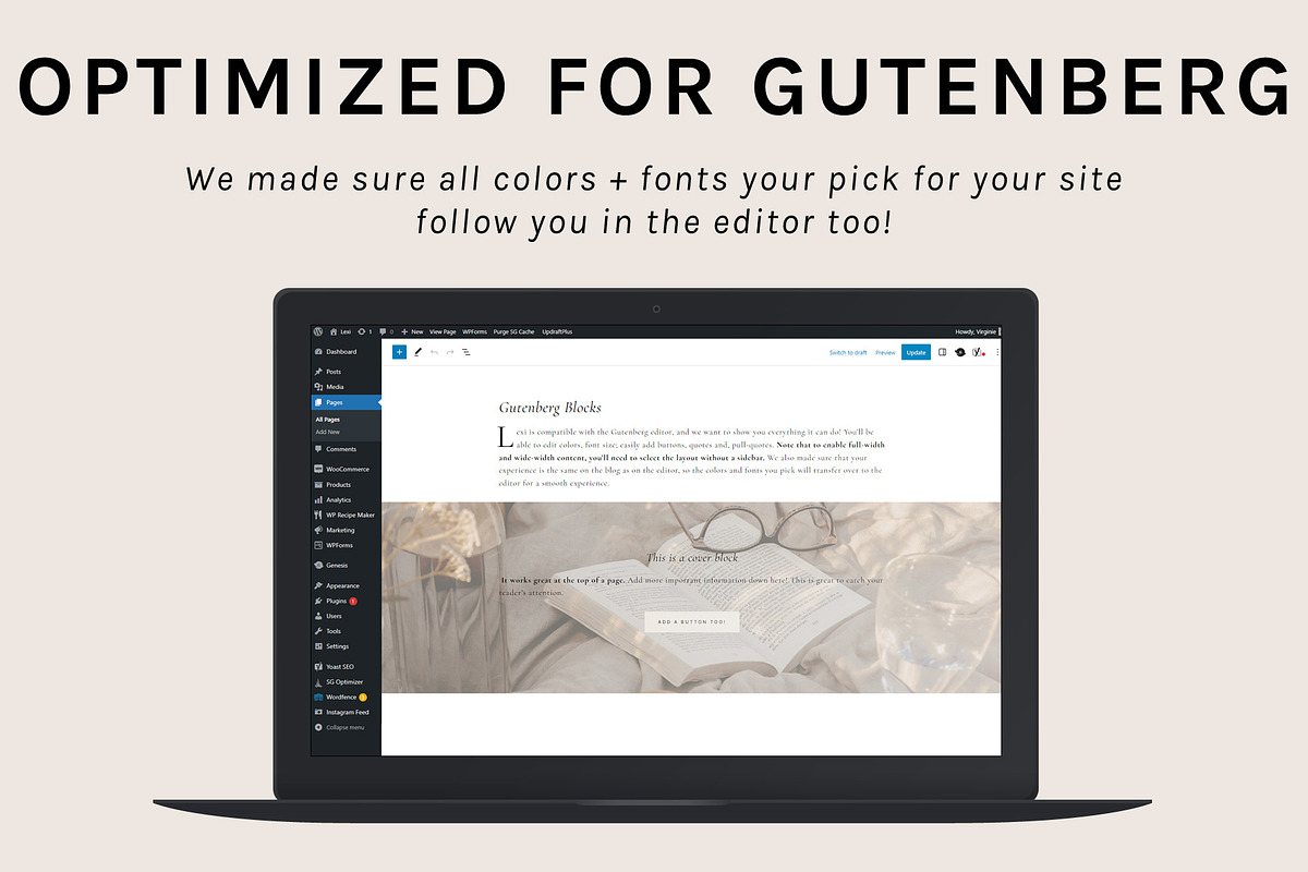 Lexi Theme • Genesis Child Theme, a WordPress Template by Code + Coconut (Photo 6 of 8)