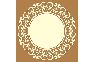 Decorative frame Elegant vector, an Object Graphic by RODINA