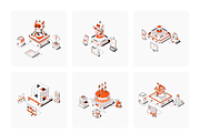 35 Cloud and Analytics Isometric, a Technology Illustration by Brickclay (Thumbnail 7 of 8)
