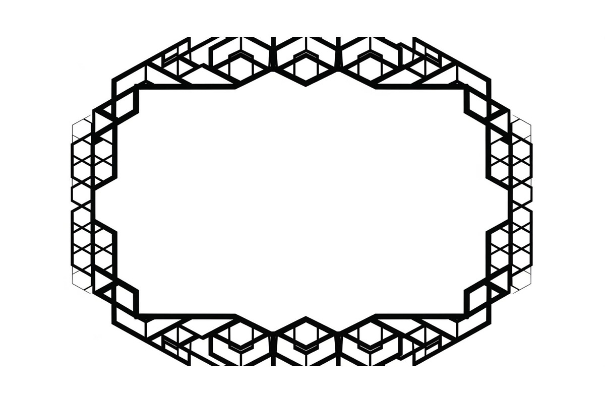 Polygon Frame & Label Bundle, an Illustration by Creativeshirt (Photo 25 of 51)