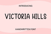 Victora Hills, a Font by WisnoetypeCo (Thumbnail 1 of 5)