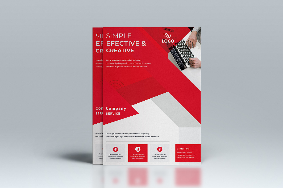 Corporate Business Flyer Template, a Flyer Template by UI_Expert (Photo 2 of 3)