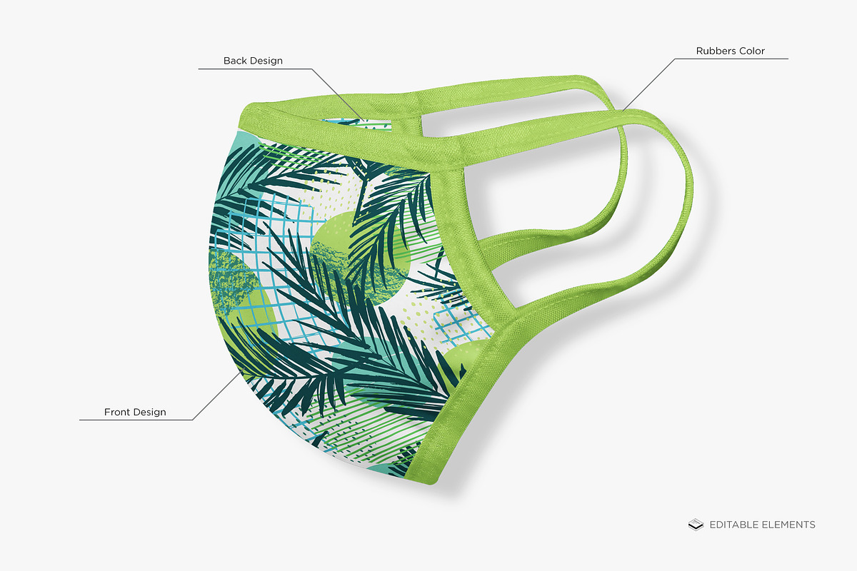 Face Mask 2 Mock-up, a Mask Mockup by Branda Keeps (Photo 4 of 16)