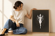 Cancer Zodiac Wall Art, a Person Illustration by Vasya Kobelev (Thumbnail 7 of 7)