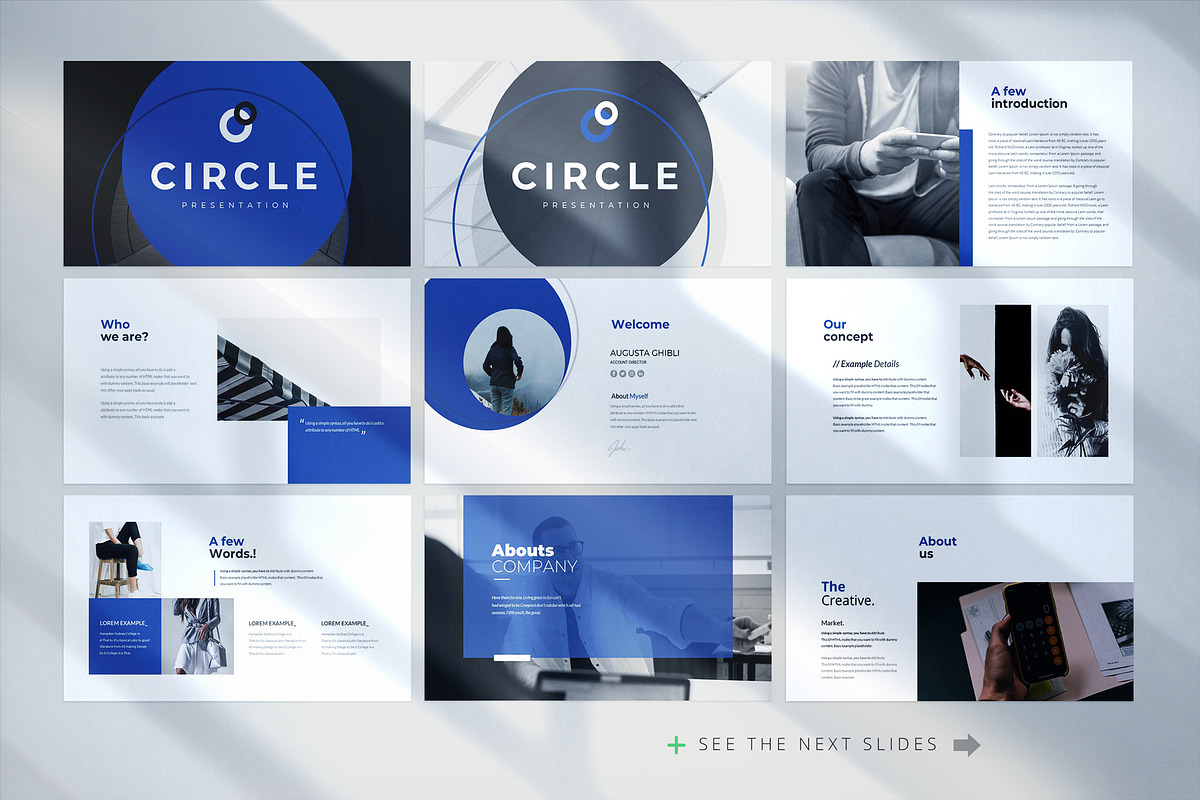 Circle-The Creative Keynote Template, a Presentation Template by WhiteGraphic (Photo 5 of 14)