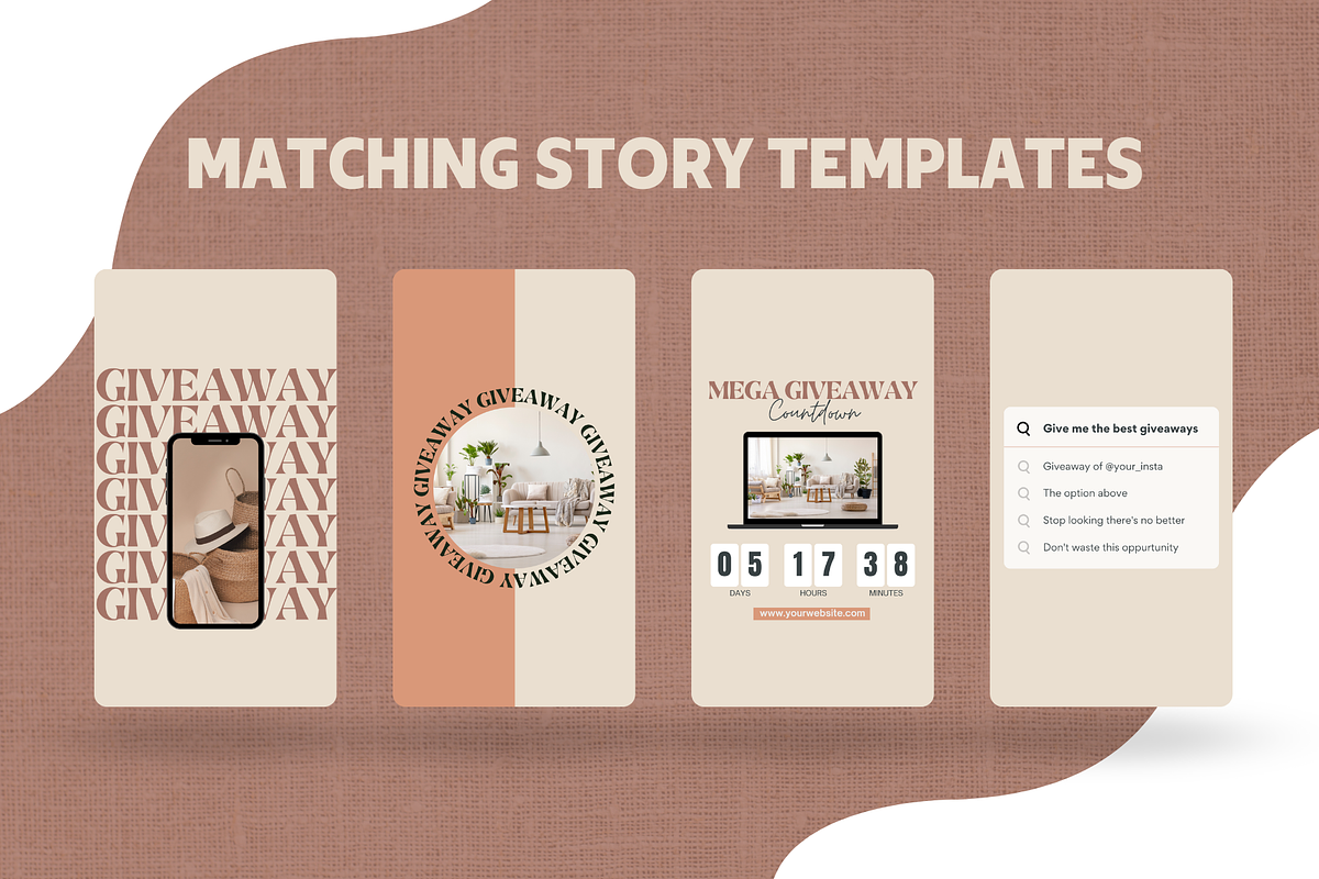 Instagram Giveaway Template preview 3
