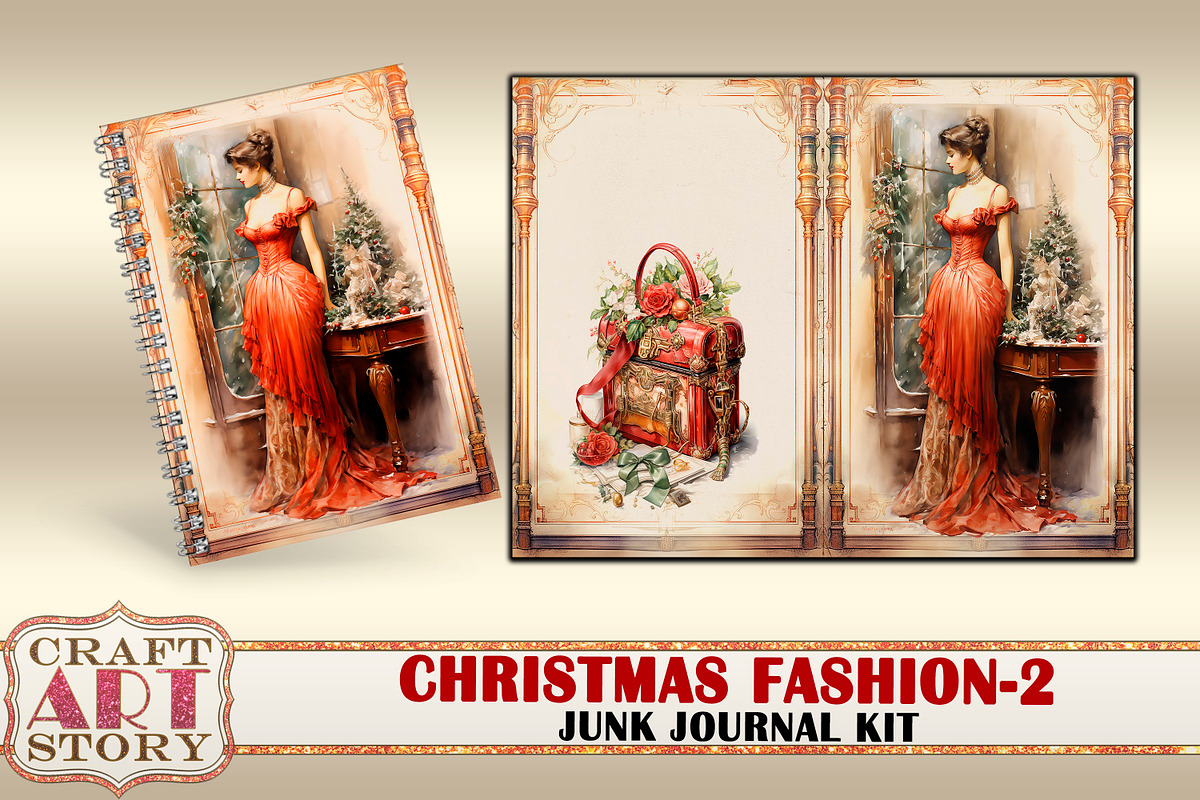 Christmas Fashion-2, a Person Illustration by CraftArtStory (Photo 2 of 7)
