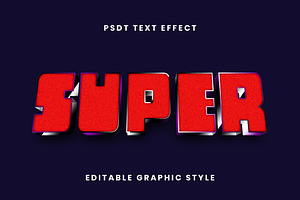 Retro Superhero Block Text Effect, a Templates & Theme by studiogstock