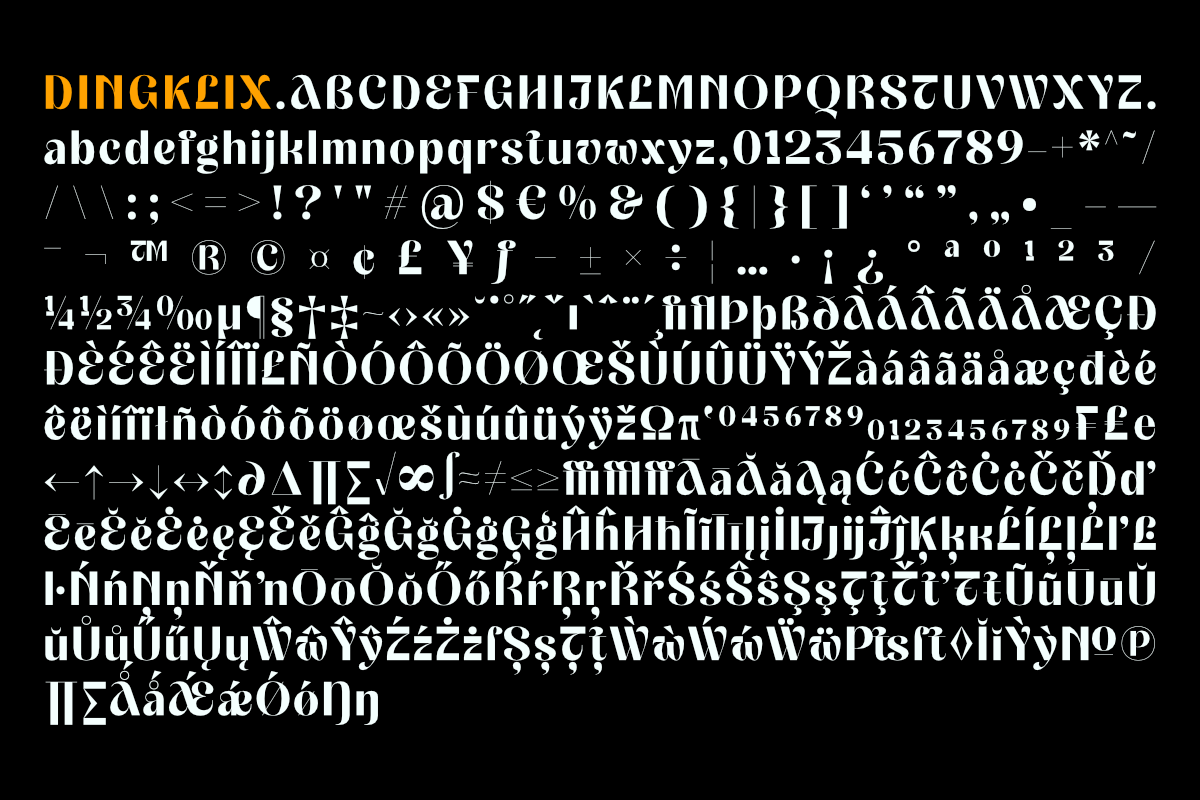 Dingklix - Sans Display Font, a Sans Serif Font by Differentialtype (Photo 11 of 12)