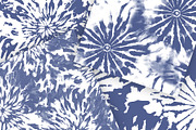 Blue Ink Tie Dye Patterns, a Pattern Graphic by cafelab_store (Thumbnail 3 of 4)
