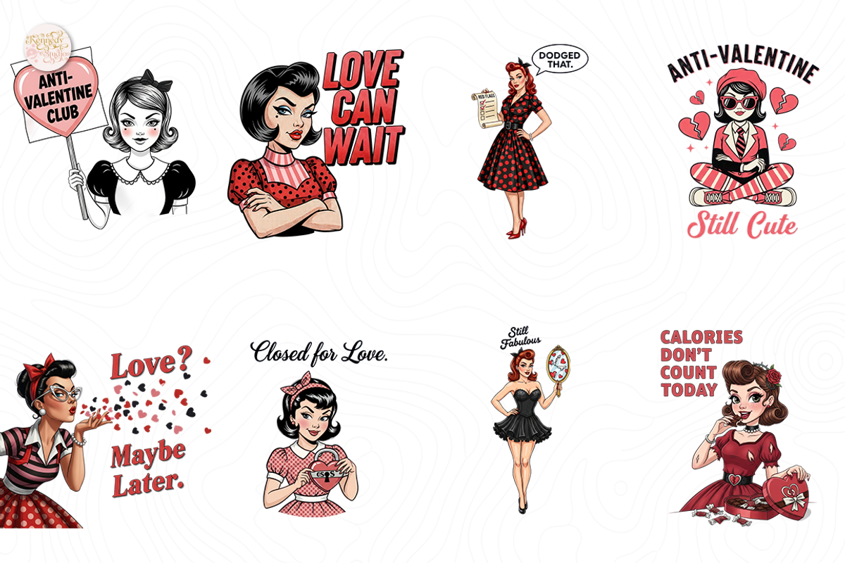 Funny Anti-Valentine PNG Clipart, a Person Illustration by KennedyStudio (Photo 2 of 5)
