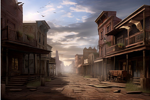 Wild West Street Replica. Generate