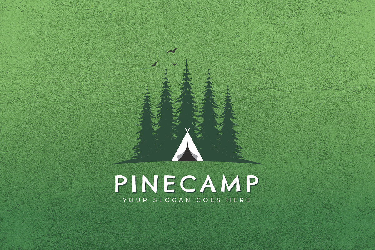 Pine Camp Logo Template, a Templates & Theme by Maximum Designstudio (Photo 1 of 2)