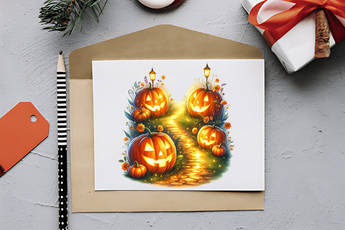 Halloween Spooky Night Collection Cl, an Illustration by RobertsArt (Photo 2 of 7)