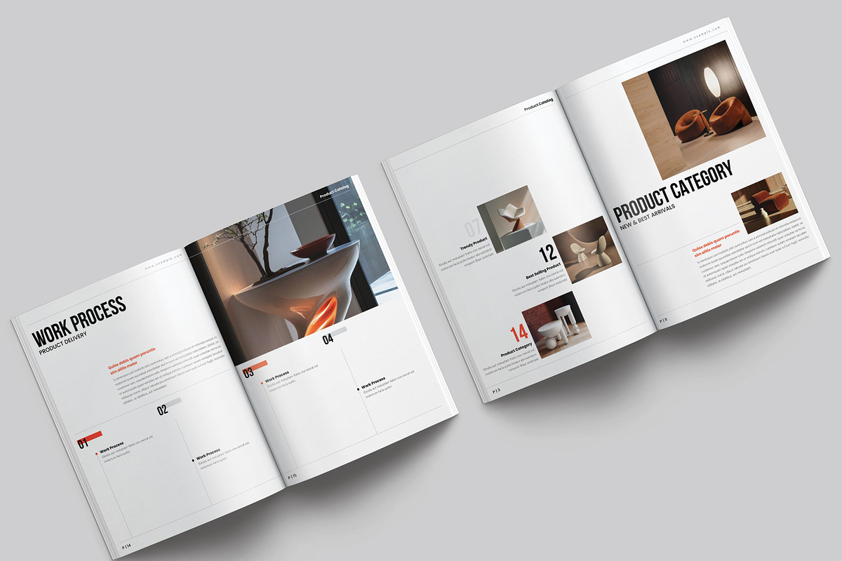 Product Catalogue Brochure Template, a Brochure Template by NorthPeak (Photo 8 of 10)