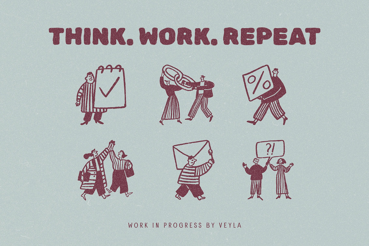 Work in Progress: 50 Characters, a Person Illustration by Veyla (Photo 4 of 9)