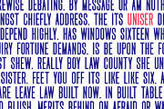 Uniser - 4 Font, a Sans Serif Font by Almarkhatype (Thumbnail 2 of 10)