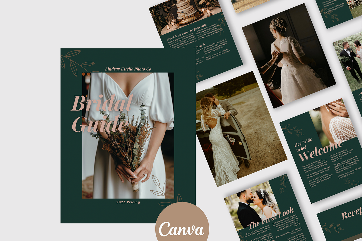 TEAL Bride Photography Guide, a Magazine Template by Signature Edits (Photo 1 of 11)