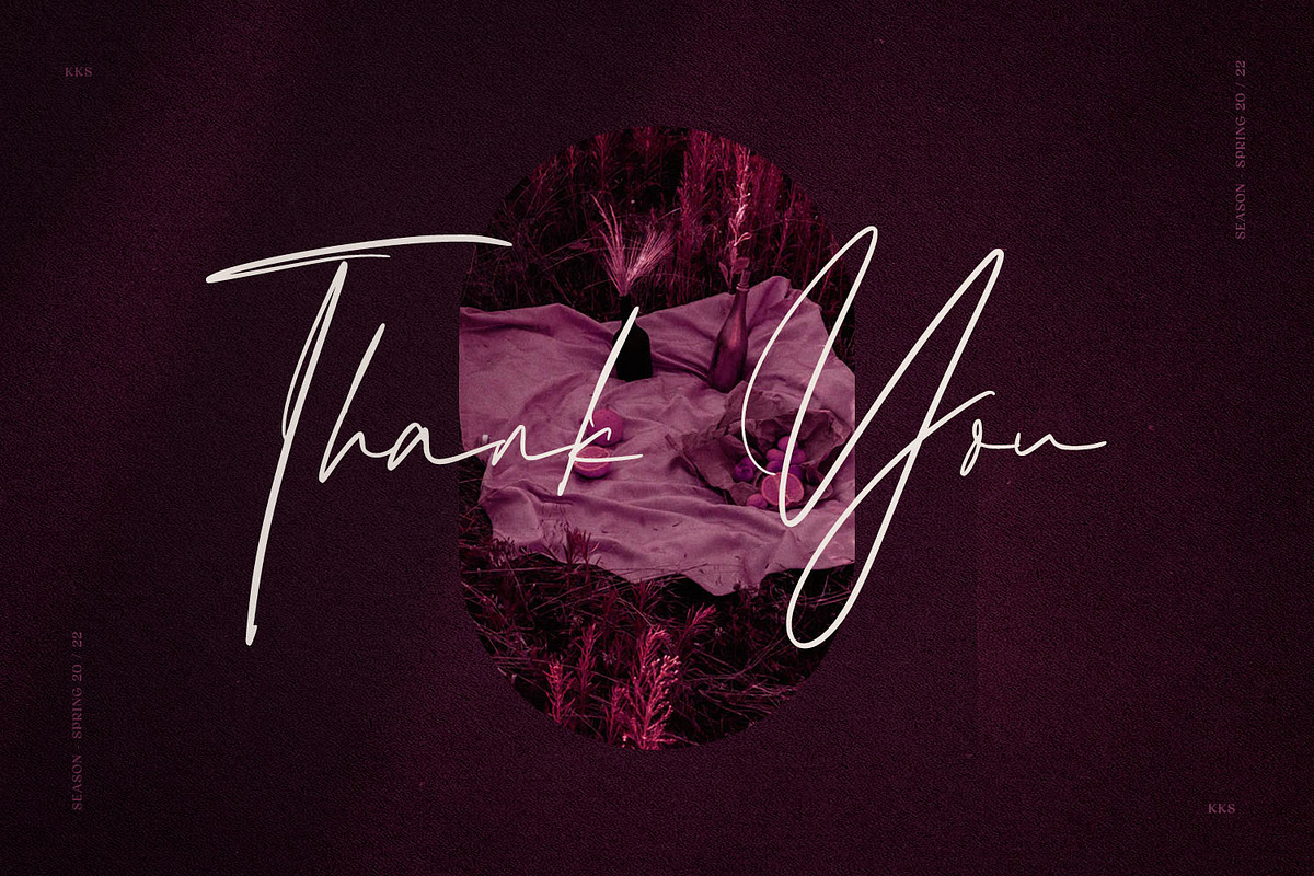 Mahallina Signature Script Font, a Script Font by Kotak Kuning Studio (Photo 9 of 9)
