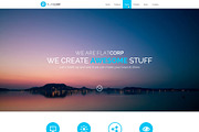 FlatCorp - Multi-purpose PSD Templat, a Websites & App Template by Tetuko Themes (Thumbnail 2 of 3)