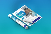 Medical Consultation Flyer Design, a Flyer Template by VectStock (Thumbnail 2 of 5)