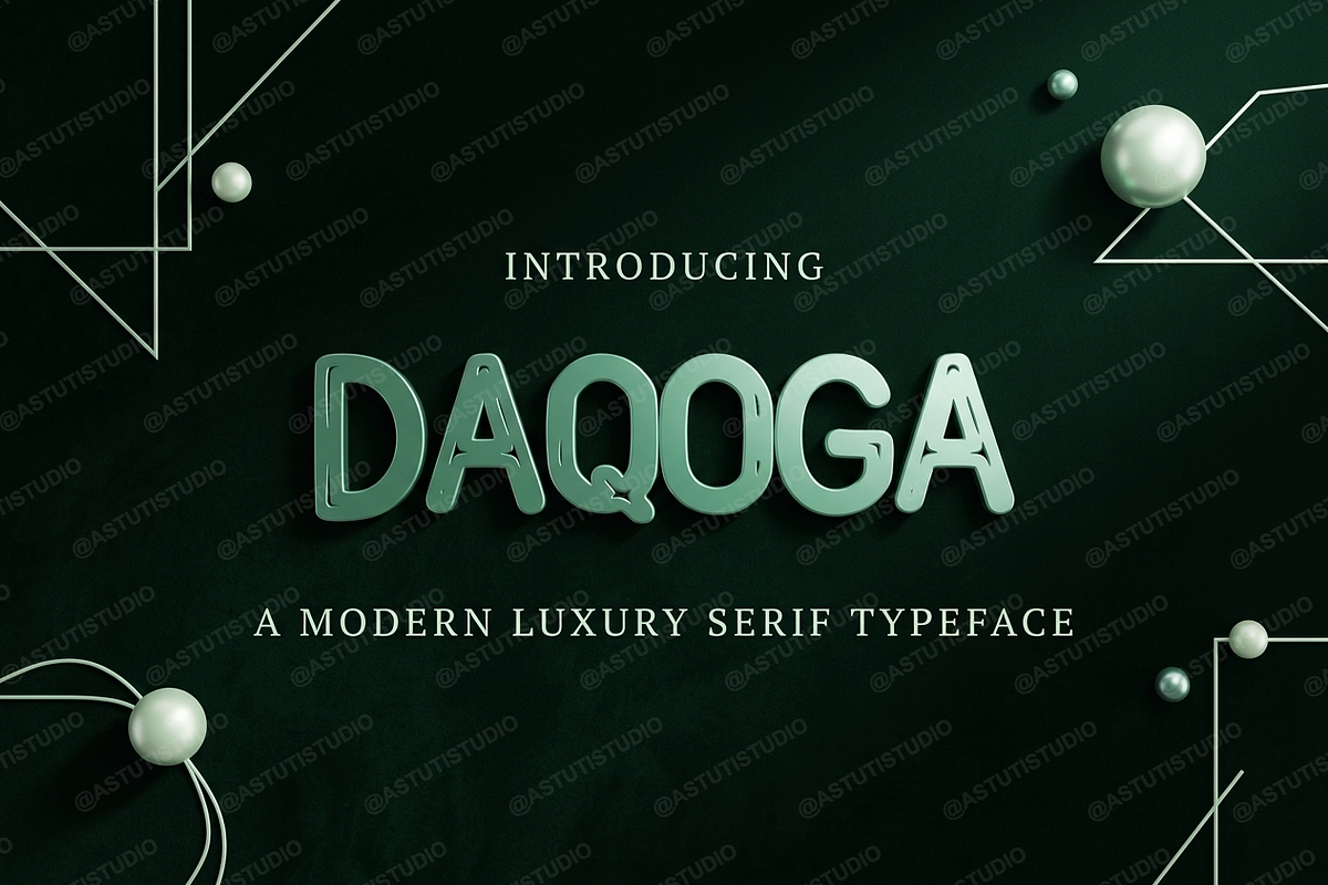 Daqoga | Elegant Modern Serif Fo, a Serif Font by Astuti Studio (Photo 2 of 24)