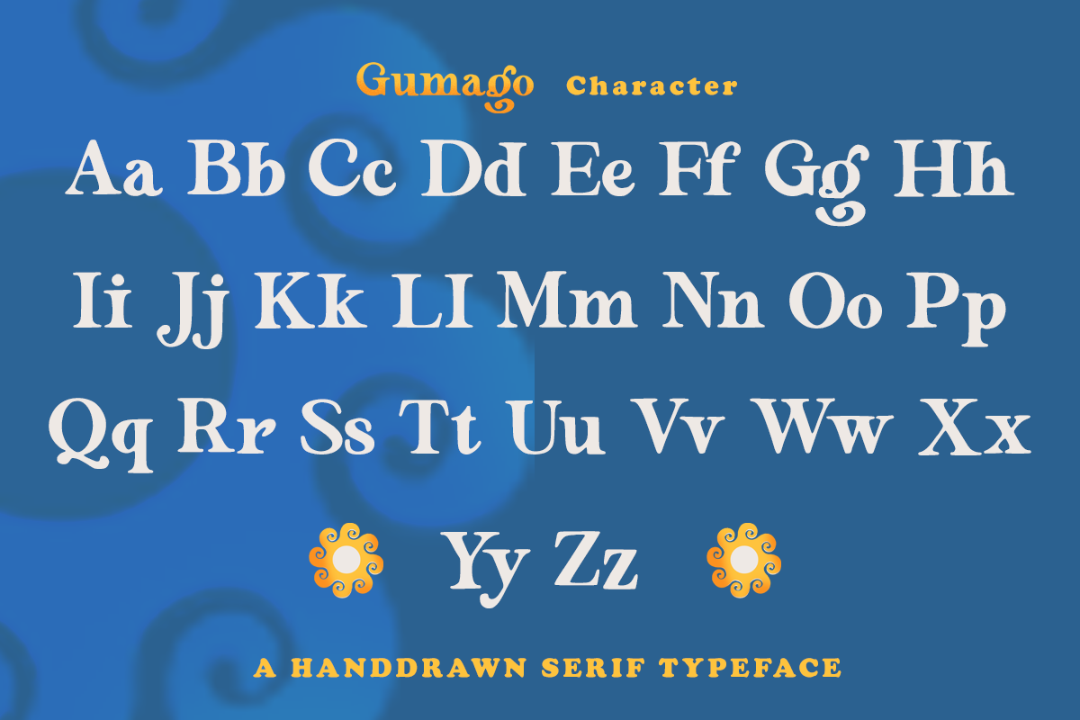 Gumago - Bold Playful Serif, a Serif Font by Pandeka Studio (Photo 7 of 9)