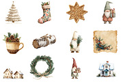 Nordic Christmas Clipart, an Illustration by Designworld (Thumbnail 4 of 6)