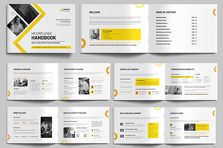 Landscape HR Handbook Design, a Brochure Template by MightyDesign