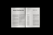 Minimalist Editorial Magazine Layout, a Magazine Template by Lunaria (Thumbnail 2 of 11)