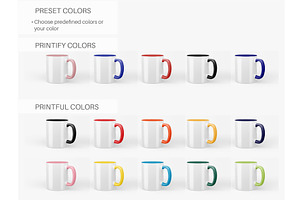 11oz Accent Mug Video Mockup