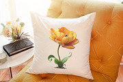 Whimsical Tulip Flower Clipart, an Illustration by OK Design (Thumbnail 4 of 6)