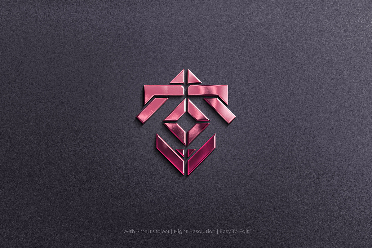 Mockup Logo - 3D Branded Emblem, a Product Mockup by Artlogs x Modaldesain (Photo 1 of 5)