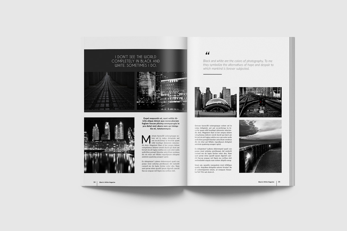 Simple & Clean Magazine Template III, a Magazine Template by Uloel Design (Photo 10 of 12)