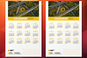 Wall Calendar 2020, a Stationery Template by AntartStock (Thumbnail 6 of 6)