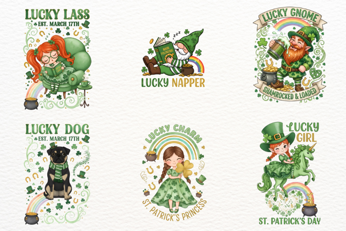 St. Patrick’s Day Sublimation Bundle, a Seasonal Illustration by Markicha Art (Photo 7 of 12)