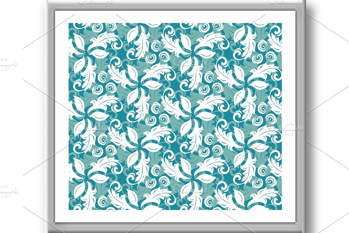 Floral Fine Seamless Pattern, a Pattern Graphic by FineArtStudio (Photo 3 of 3)