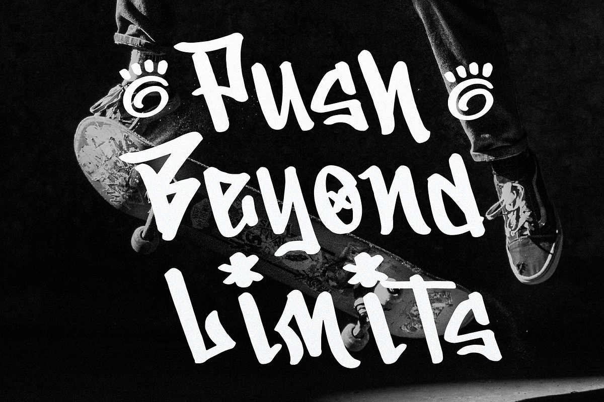 Asphalt Slasher | Graffiti Font, a Handwritten Font by Denustudios (Photo 2 of 12)