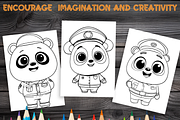 Military Camp Stories Coloring Page, a Brochure Template by LA Design (Thumbnail 6 of 10)