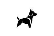 Dog Portrait Silhouette Bundle, an Illustration by jahid234 (Thumbnail 29 of 37)