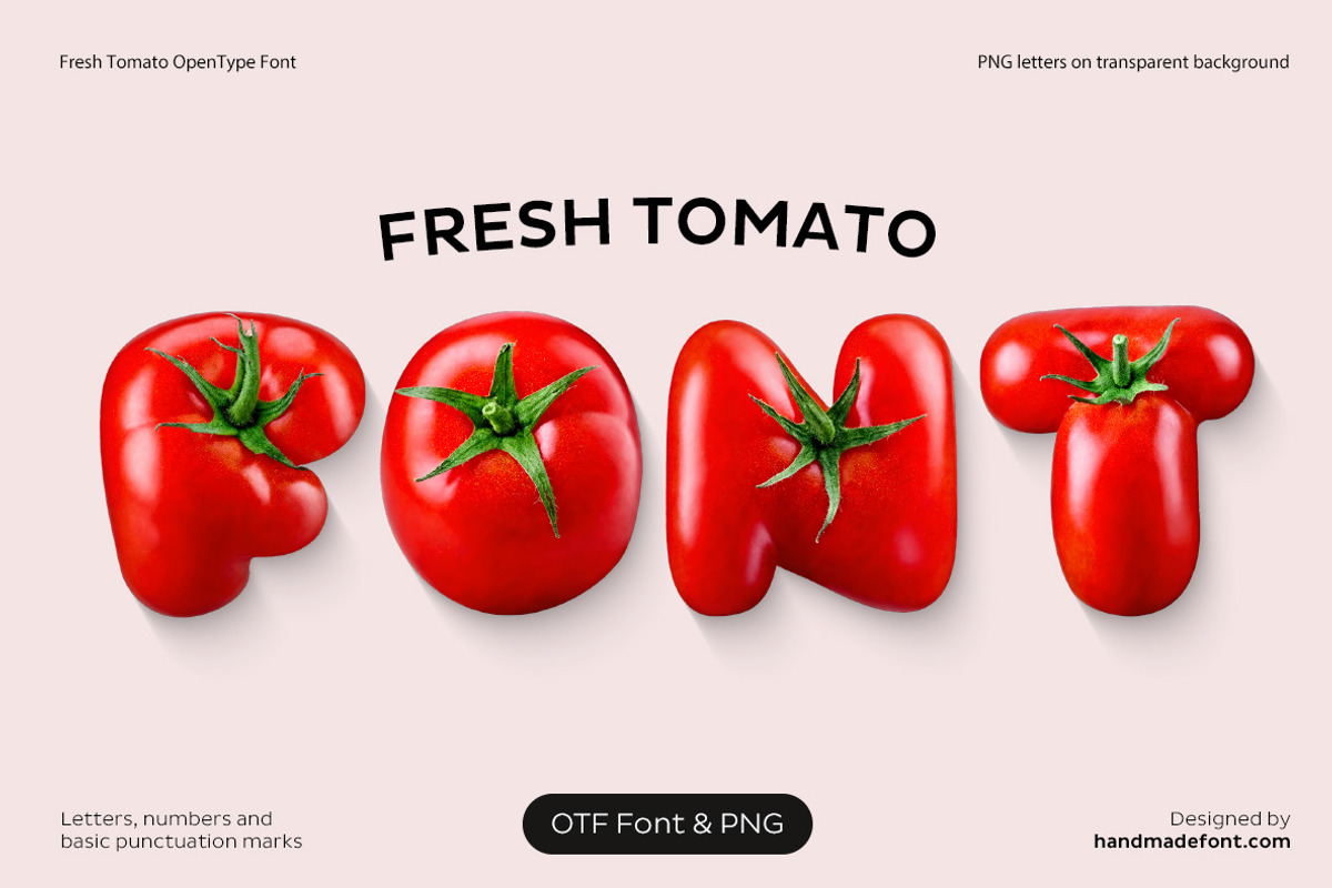 Fresh Tomato Font, a Font by Handmadefont (Photo 1 of 10)