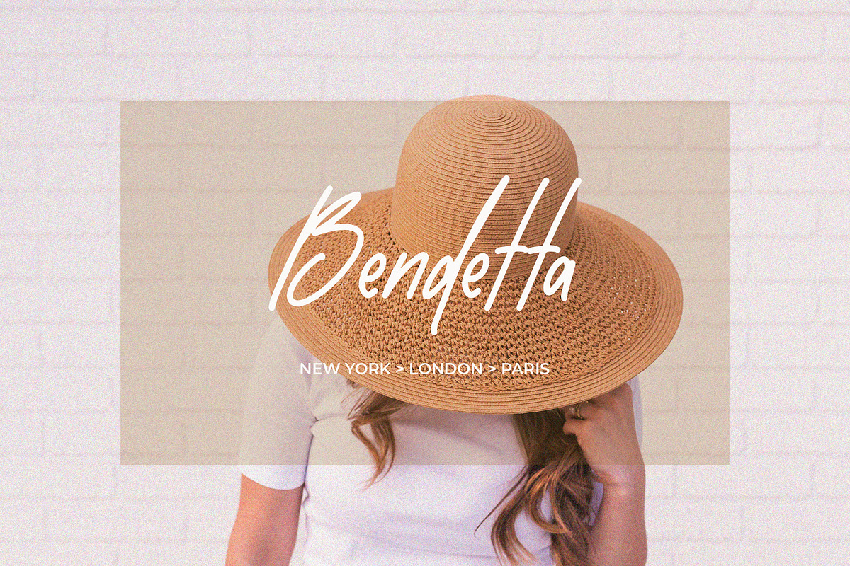 Mettaglomie Handwritten Font, a Script Font by NTC Graphic (Photo 6 of 8)