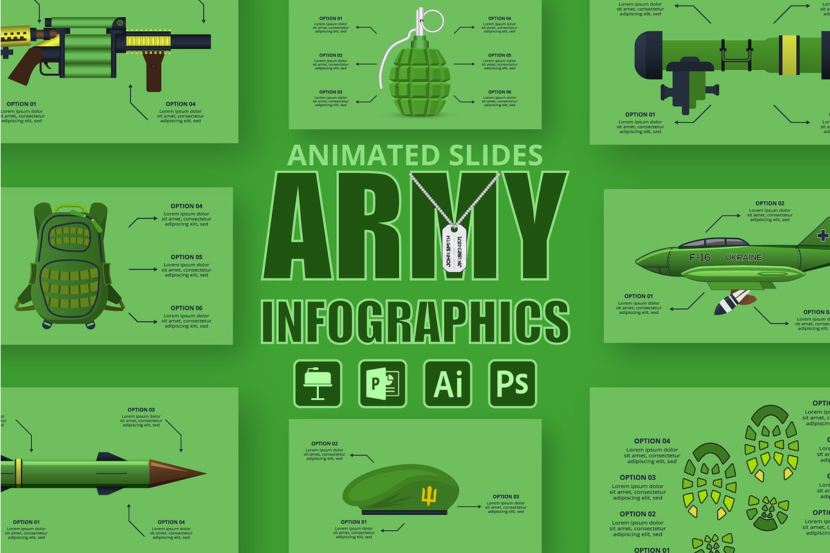 Army Template Animated Presentation