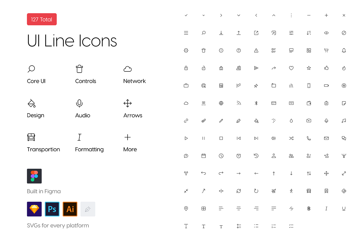 Icon Pack • UI Line Icons, an Outline Icon by Isaac N.C.