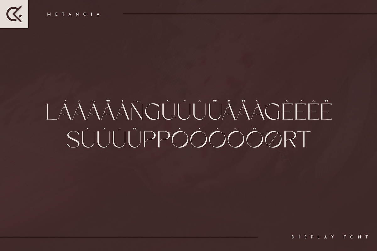 Metanoia - Display Font, a Serif Font by Only Fonts (Photo 10 of 11)