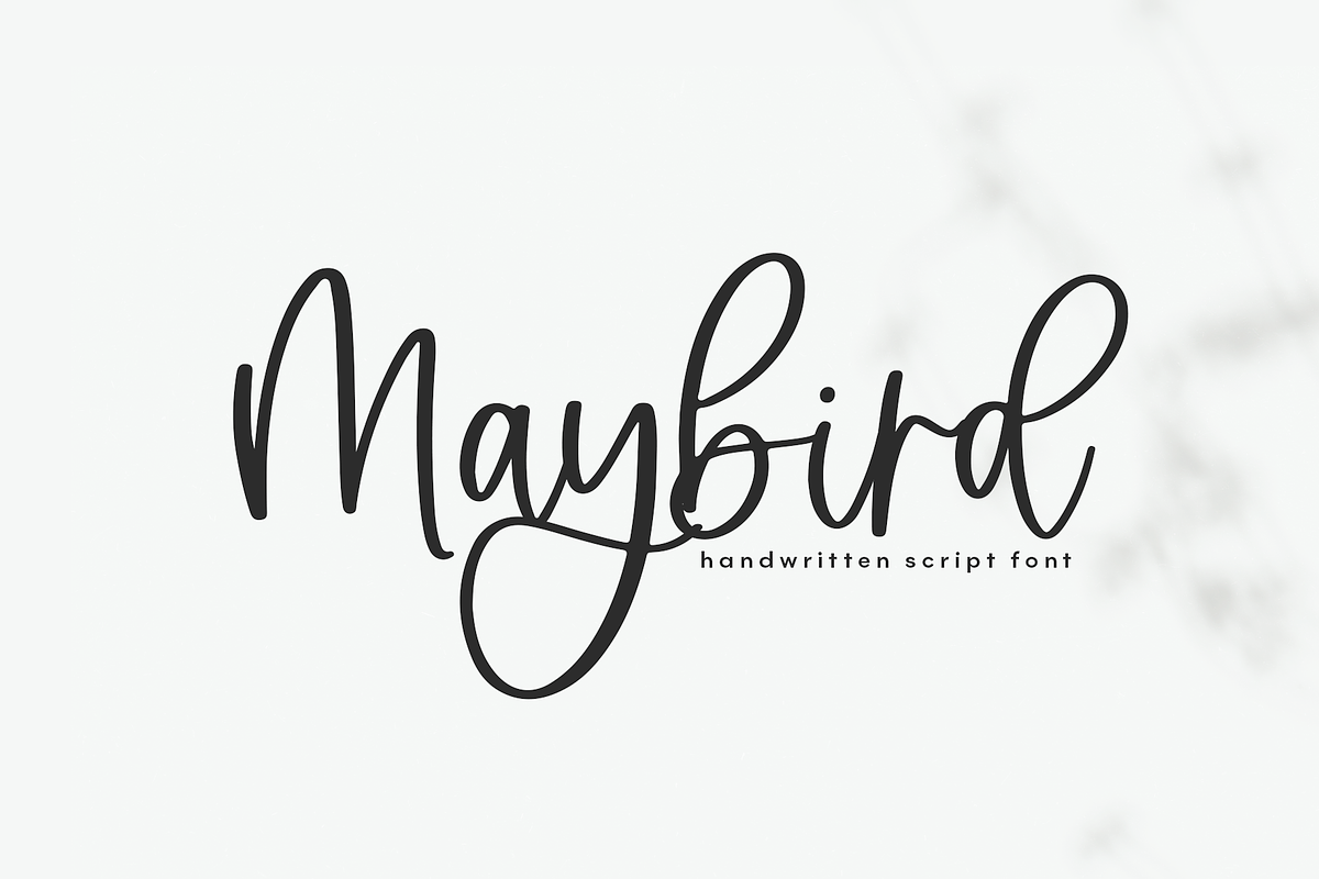 Maybird | Handwritten Script Font, a Script Font by KA Designs (Photo 1 of 9)